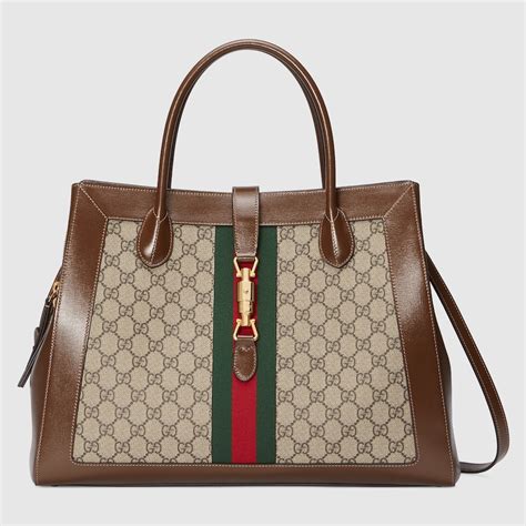 gucci large jackie o tote|gucci jackie 1961 large.